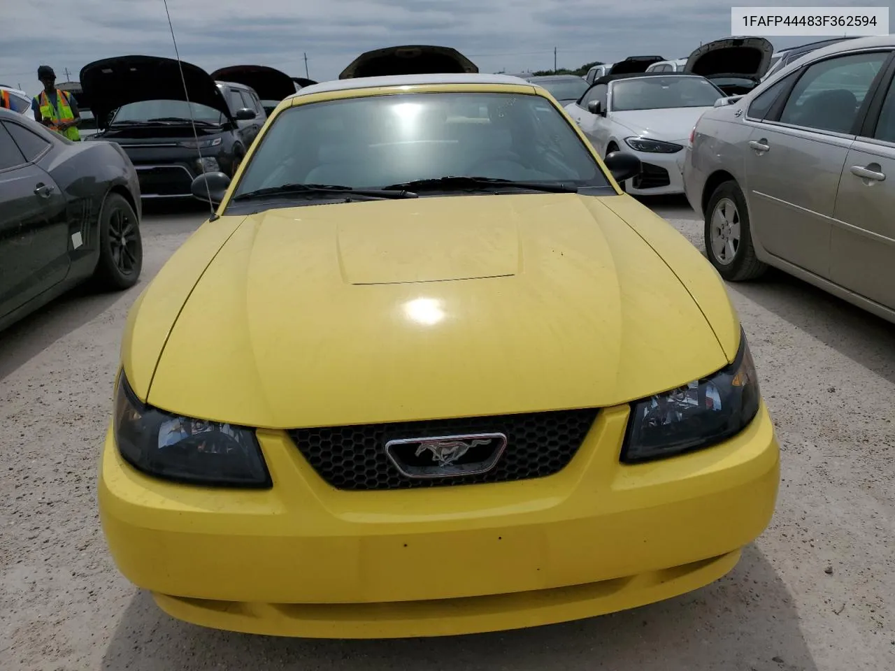 2003 Ford Mustang VIN: 1FAFP44483F362594 Lot: 76579024