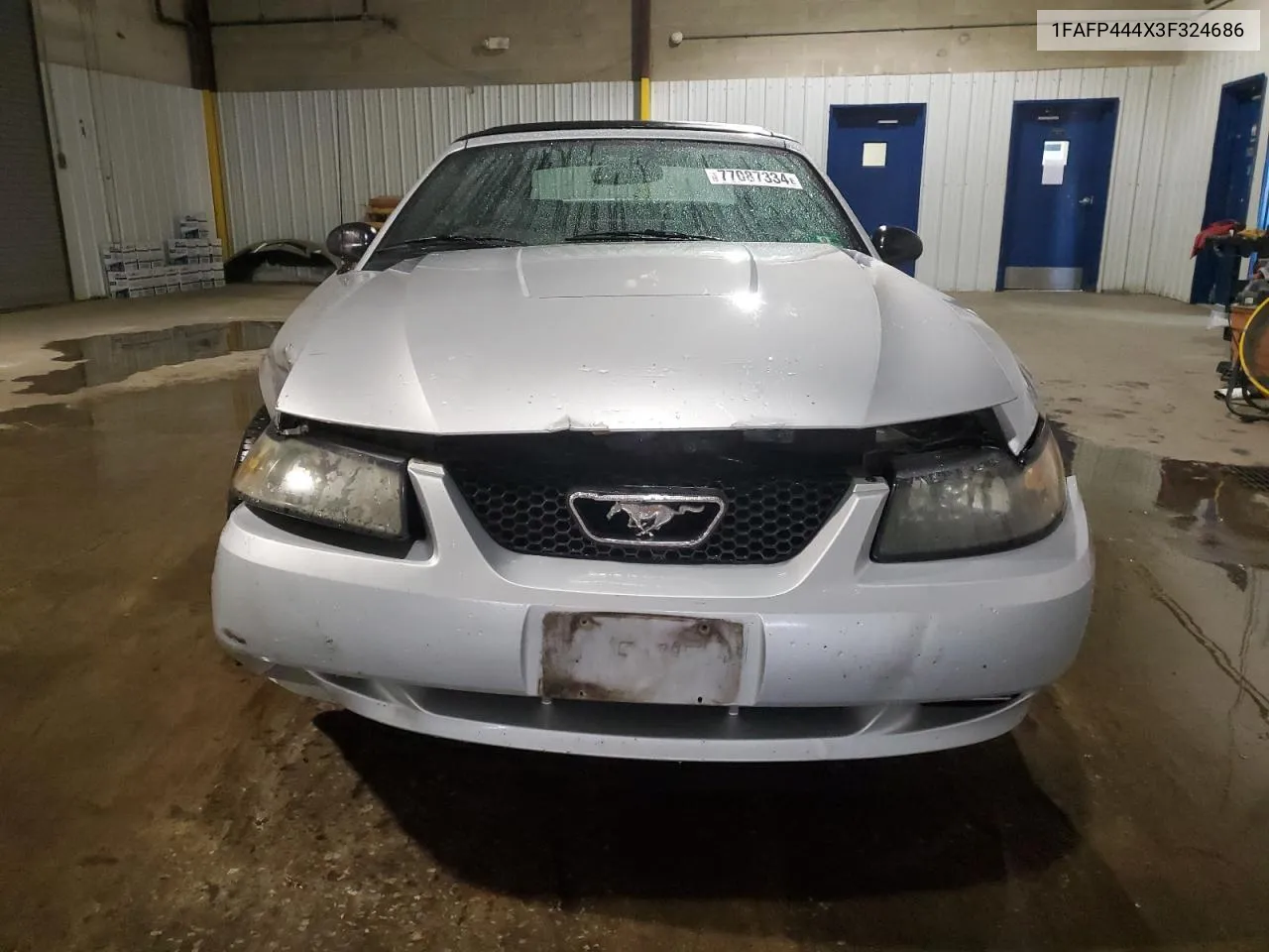 2003 Ford Mustang VIN: 1FAFP444X3F324686 Lot: 77087334