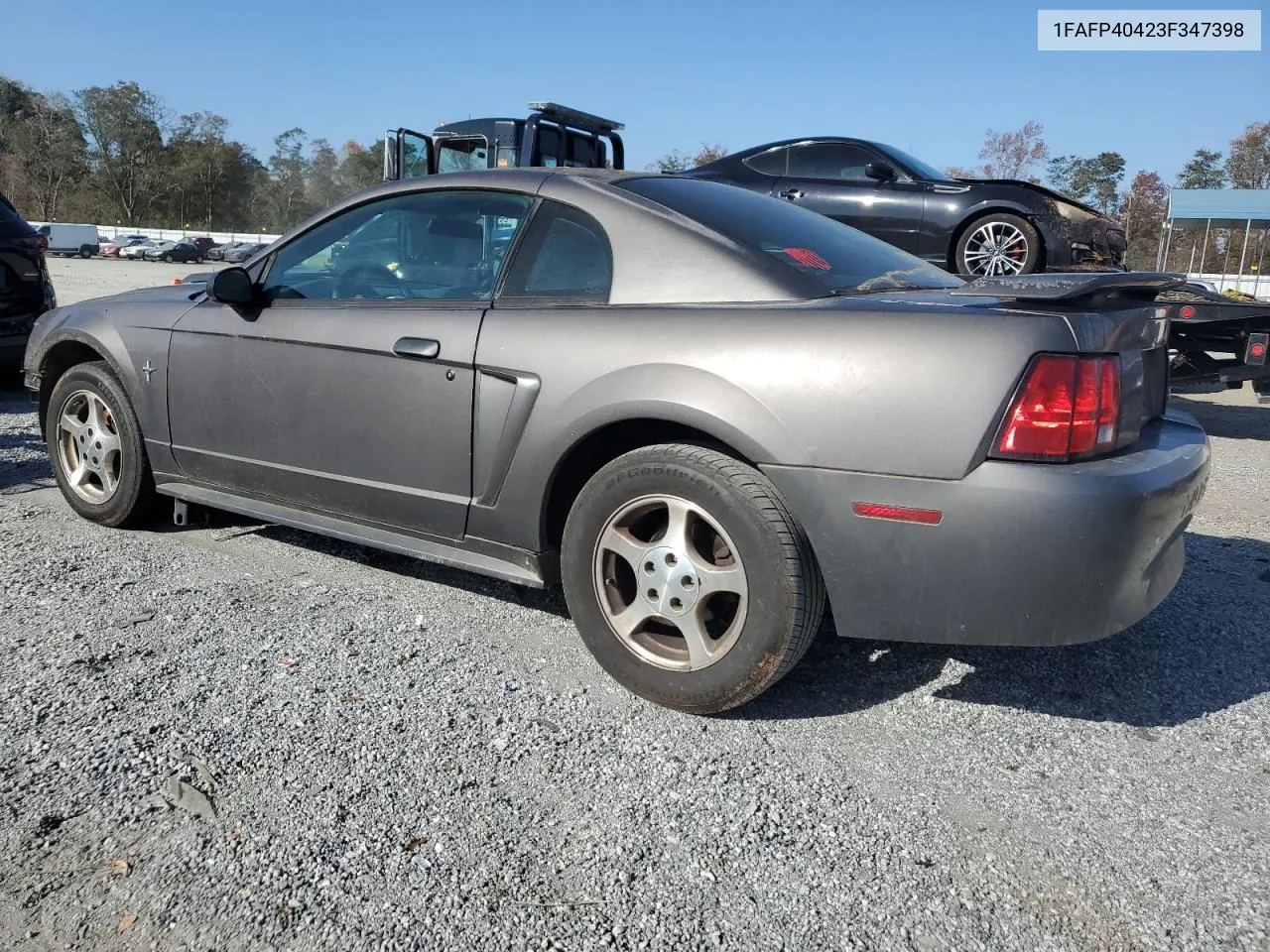 2003 Ford Mustang VIN: 1FAFP40423F347398 Lot: 78448544