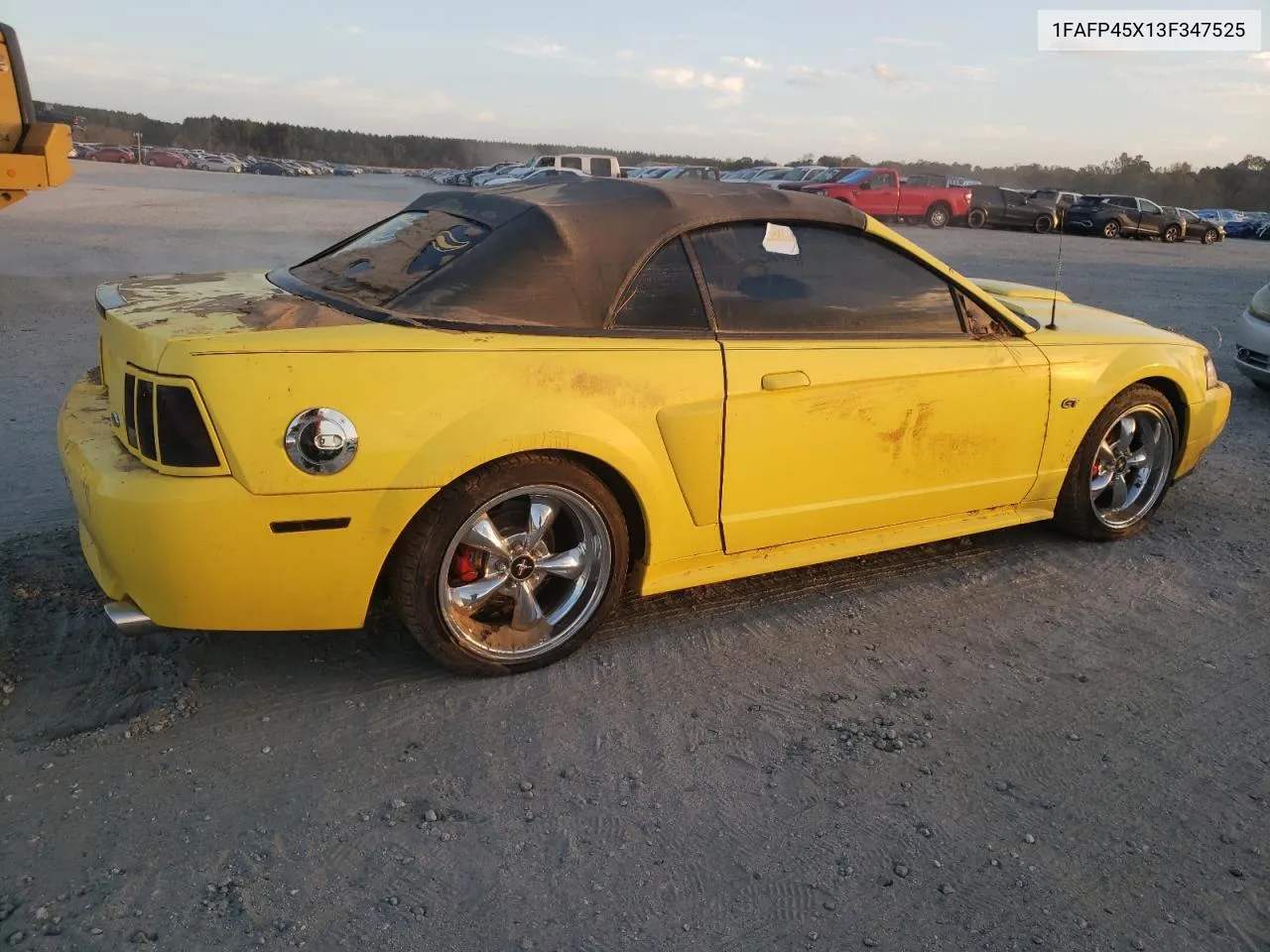 2003 Ford Mustang Gt VIN: 1FAFP45X13F347525 Lot: 78795174