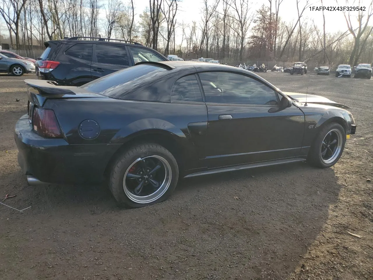 2003 Ford Mustang Gt VIN: 1FAFP42X43F329542 Lot: 79322414