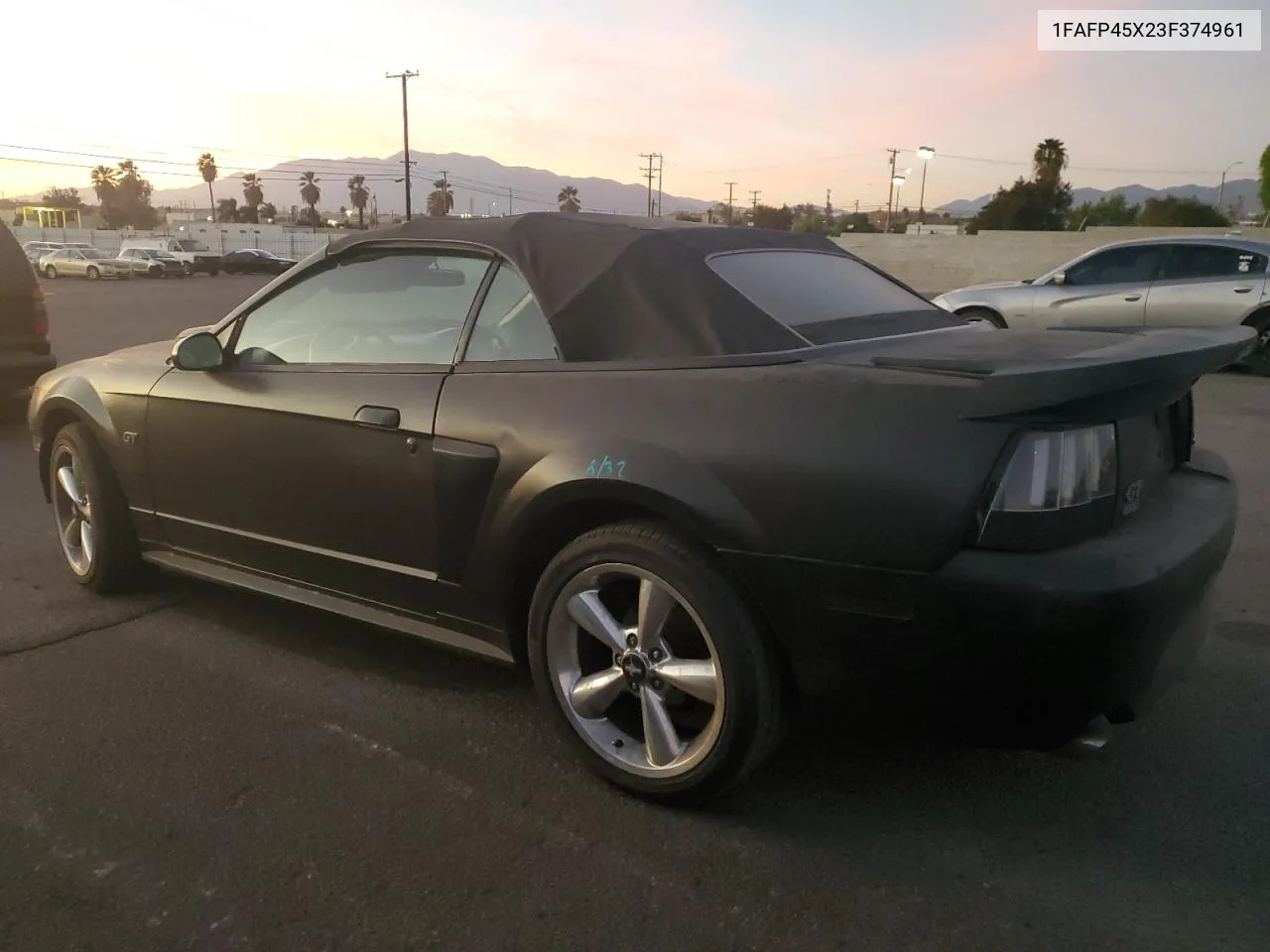 2003 Ford Mustang Gt VIN: 1FAFP45X23F374961 Lot: 79427134