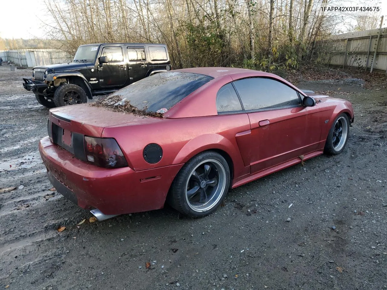 2003 Ford Mustang Gt VIN: 1FAFP42X03F434675 Lot: 79449964