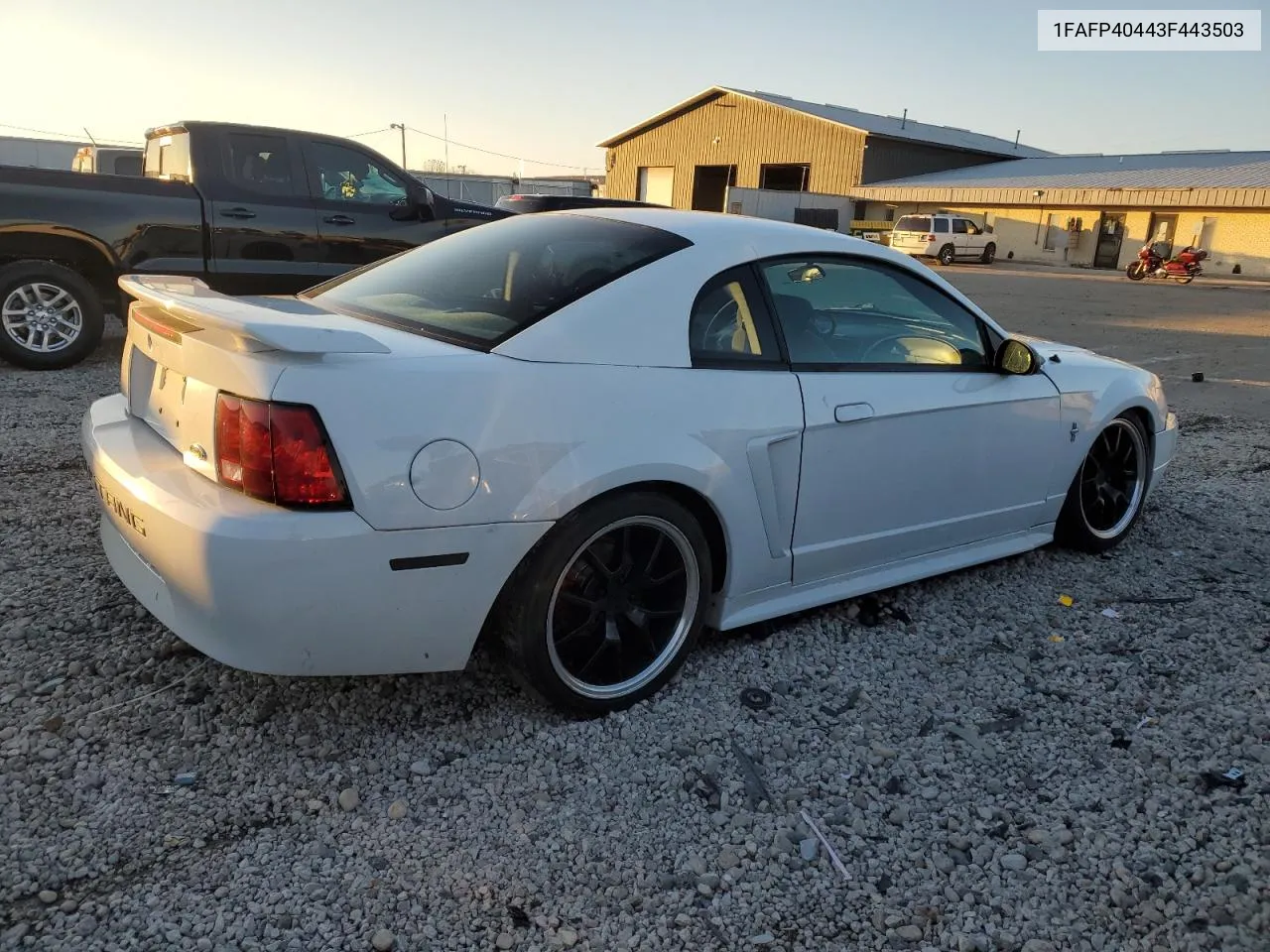 2003 Ford Mustang VIN: 1FAFP40443F443503 Lot: 79631774