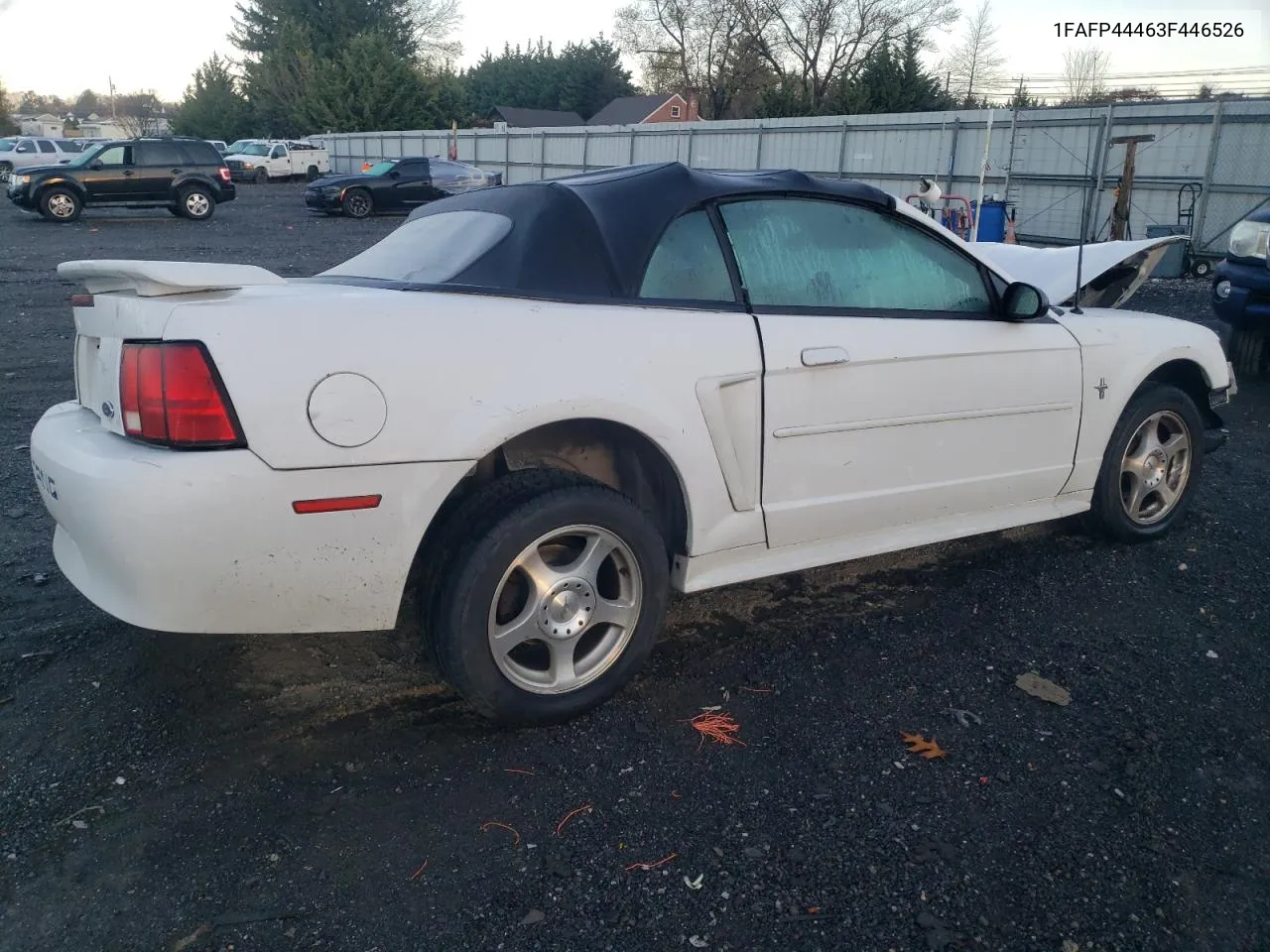 2003 Ford Mustang VIN: 1FAFP44463F446526 Lot: 79669374