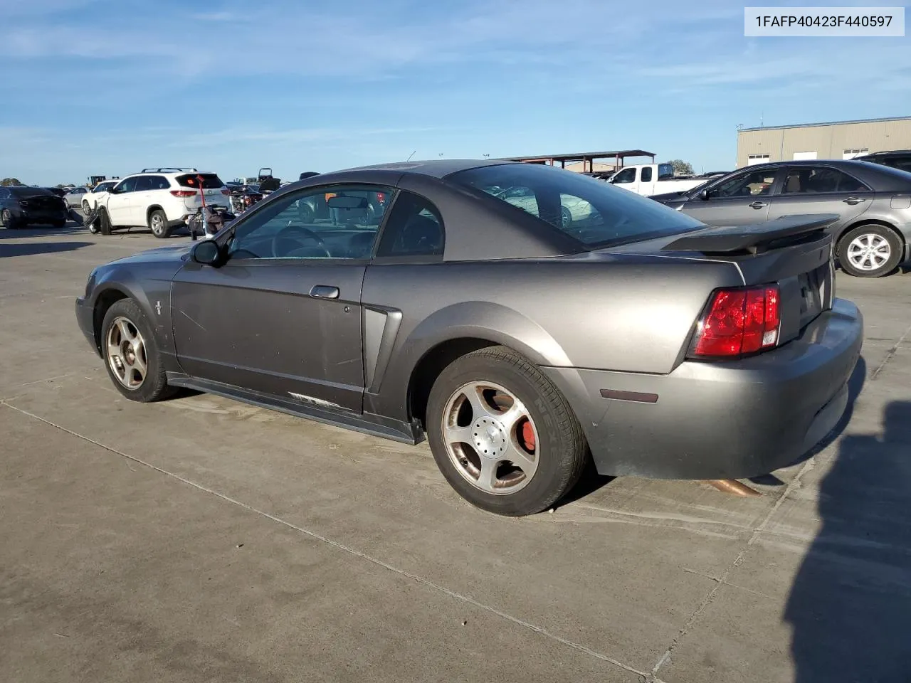 2003 Ford Mustang VIN: 1FAFP40423F440597 Lot: 79775284