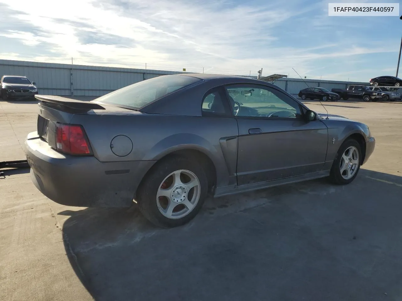 2003 Ford Mustang VIN: 1FAFP40423F440597 Lot: 79775284