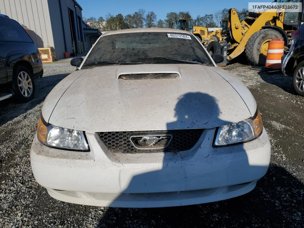 2003 Ford Mustang VIN: 1FAFP40463F338672 Lot: 80372504