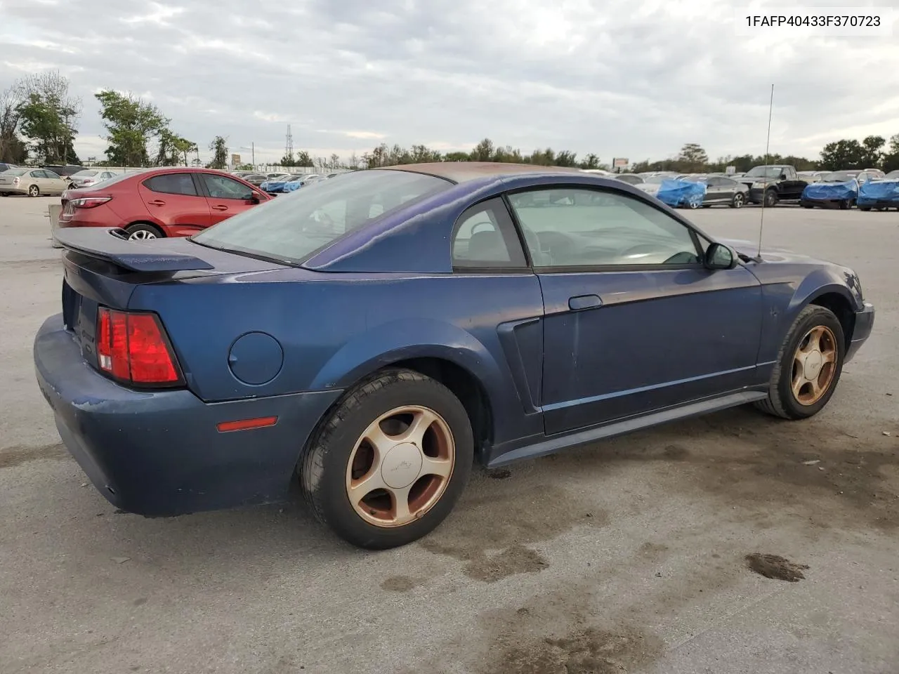 2003 Ford Mustang VIN: 1FAFP40433F370723 Lot: 81002944