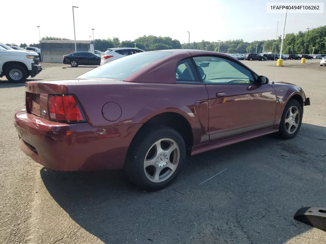 2004 Ford Mustang VIN: 1FAFP40494F106262 Lot: 62823464