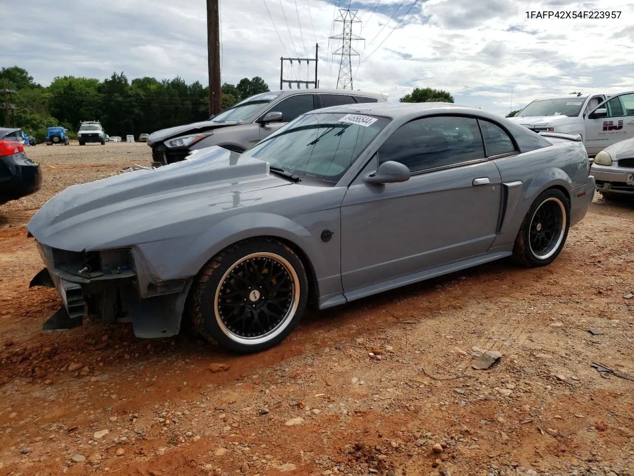 2004 Ford Mustang Gt VIN: 1FAFP42X54F223957 Lot: 64656544