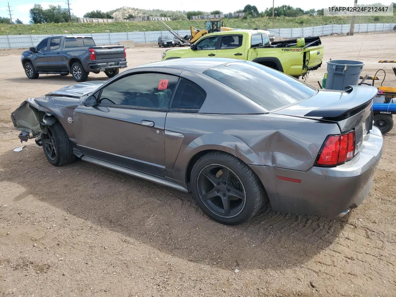 2004 Ford Mustang Mach I VIN: 1FAFP42R24F212447 Lot: 68847224