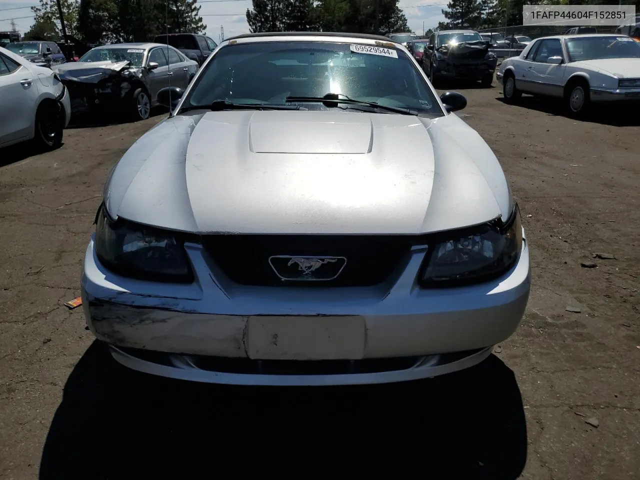 2004 Ford Mustang VIN: 1FAFP44604F152851 Lot: 69529544