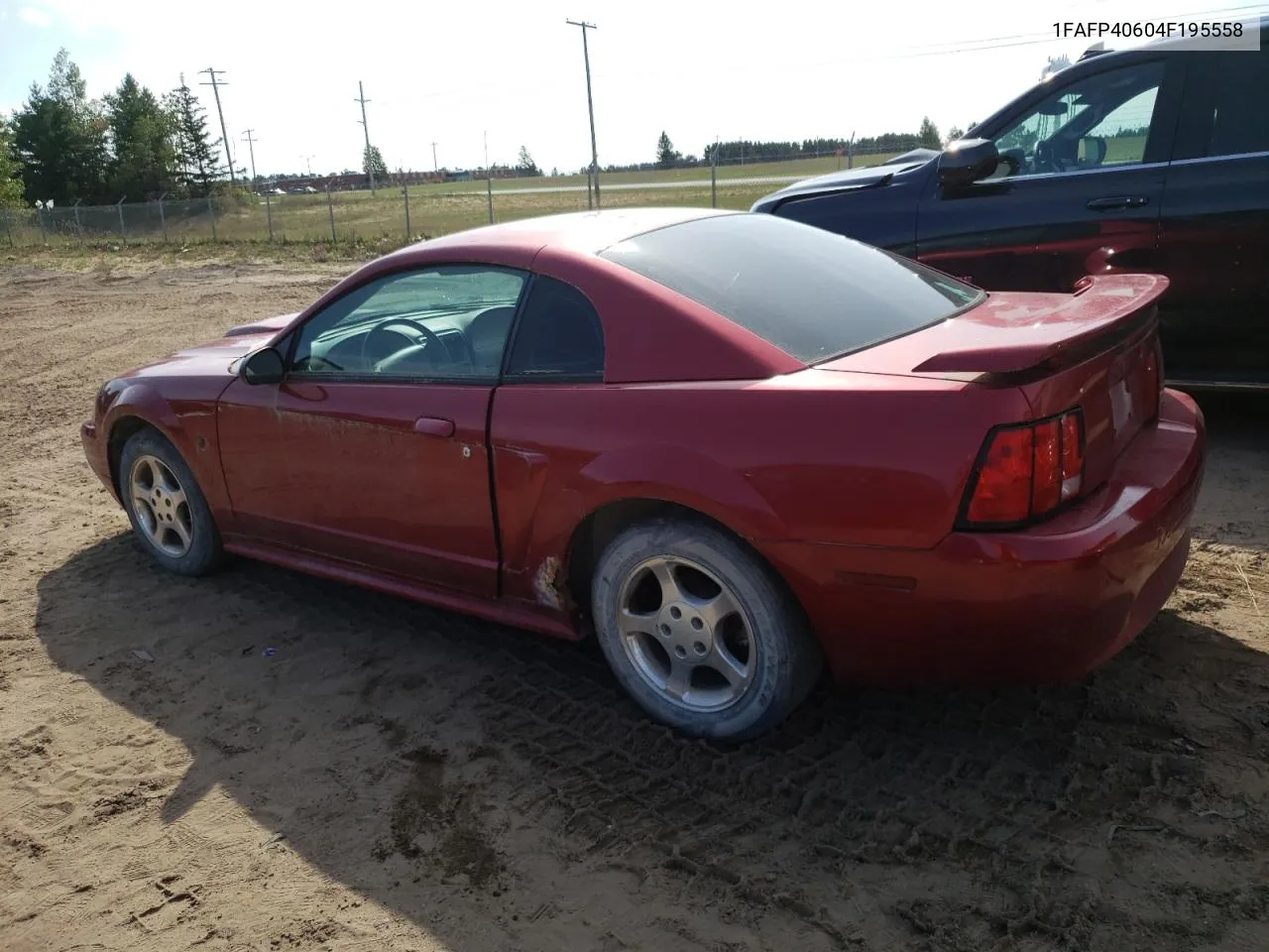 2004 Ford Mustang VIN: 1FAFP40604F195558 Lot: 69835714