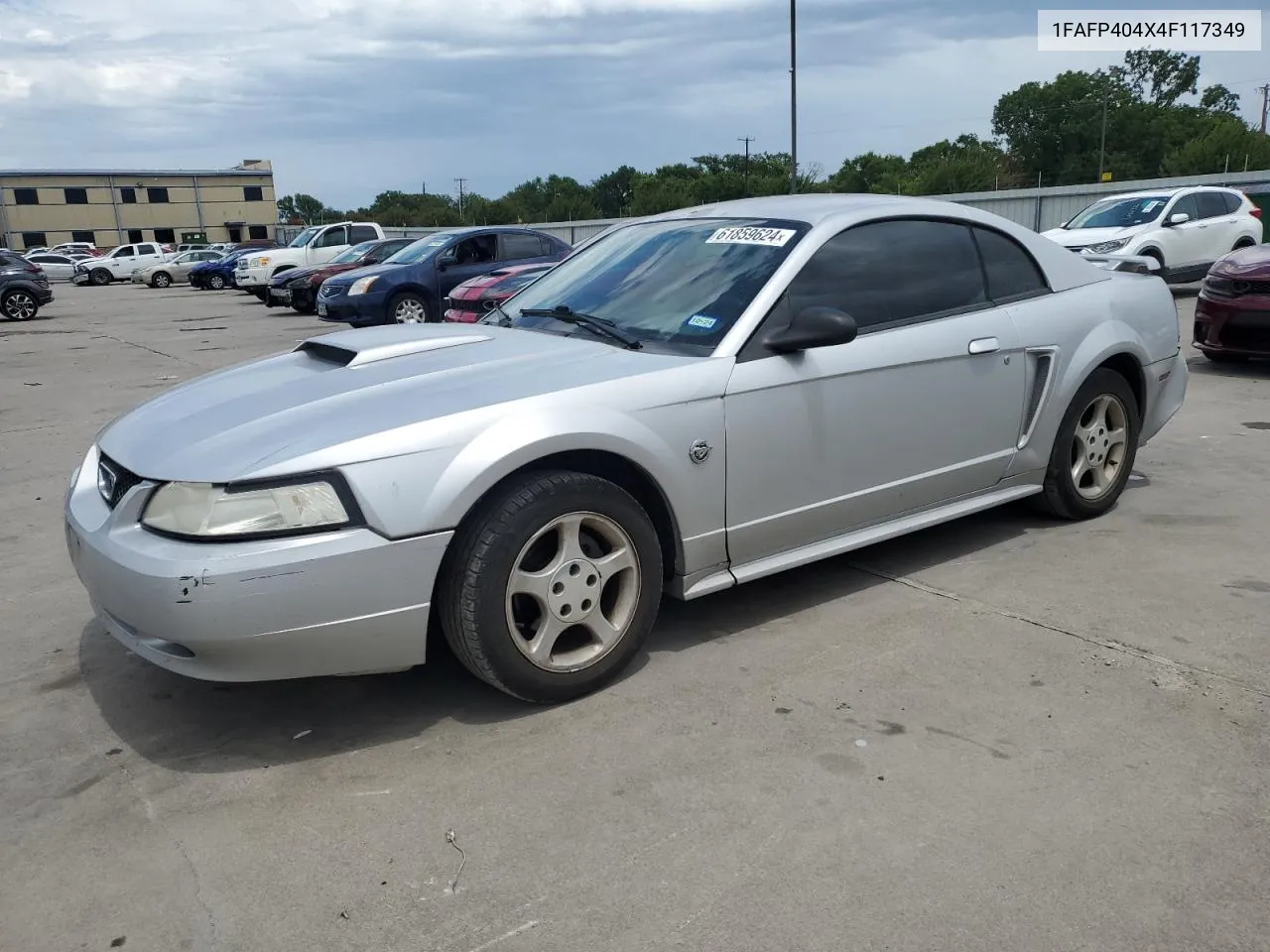 2004 Ford Mustang VIN: 1FAFP404X4F117349 Lot: 69954034