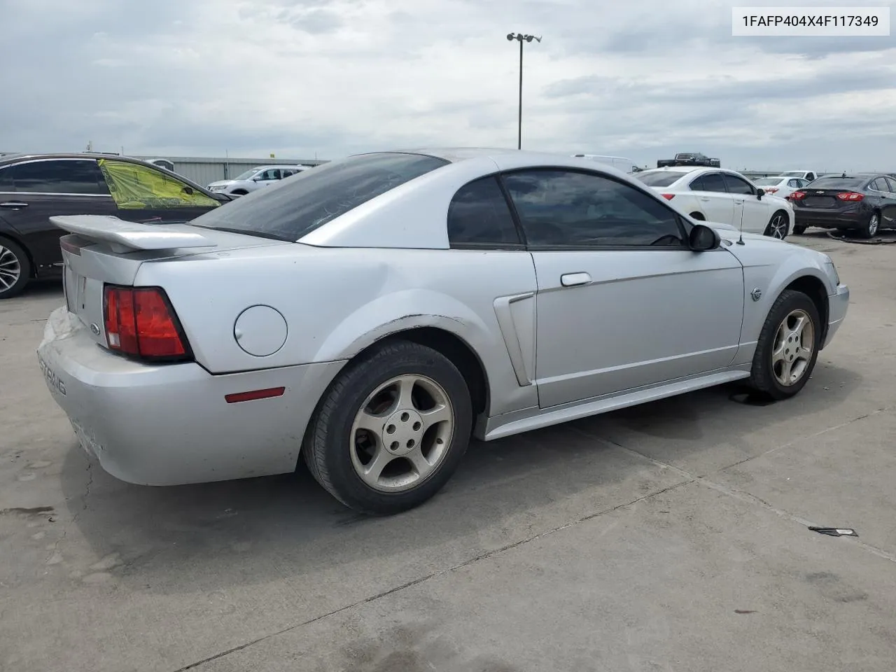 2004 Ford Mustang VIN: 1FAFP404X4F117349 Lot: 69954034