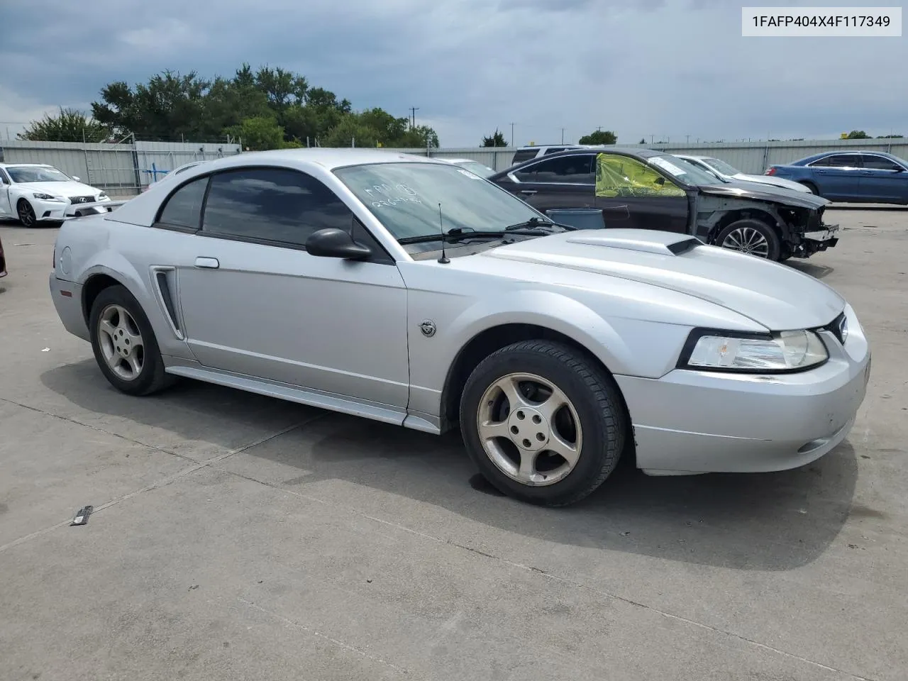 2004 Ford Mustang VIN: 1FAFP404X4F117349 Lot: 69954034