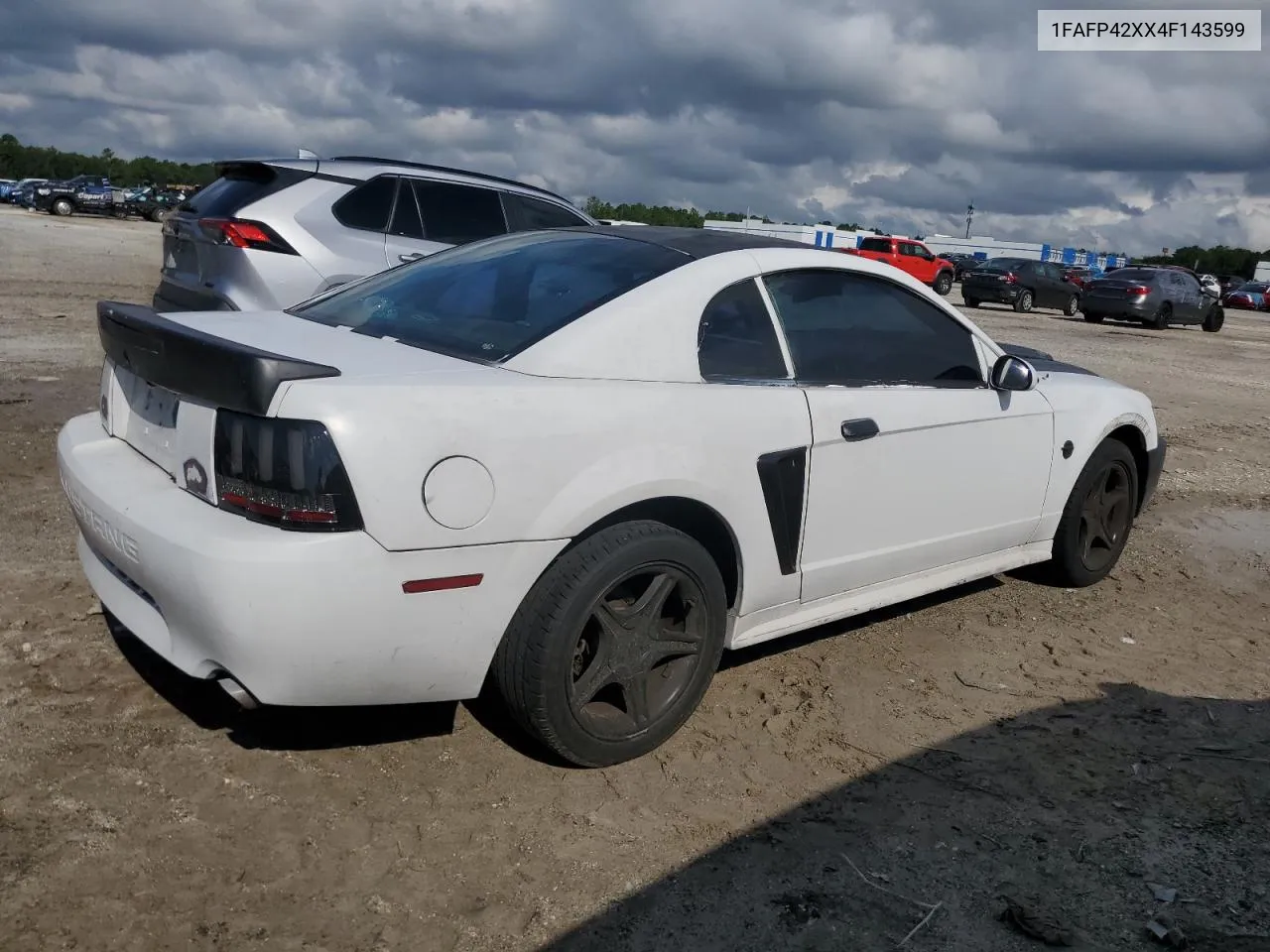 2004 Ford Mustang Gt VIN: 1FAFP42XX4F143599 Lot: 70065024