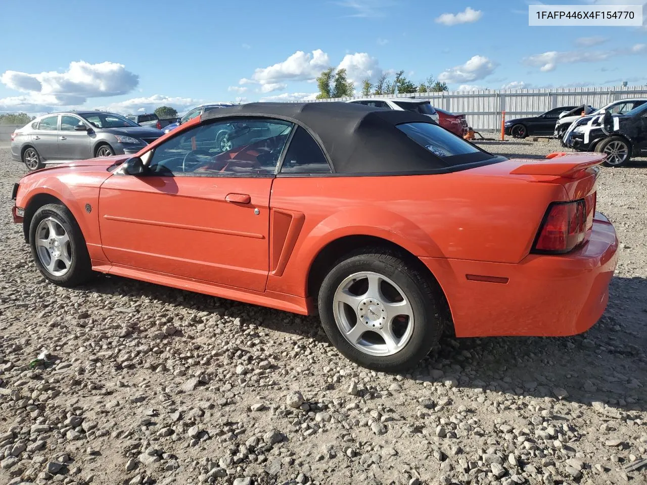 2004 Ford Mustang VIN: 1FAFP446X4F154770 Lot: 70473684