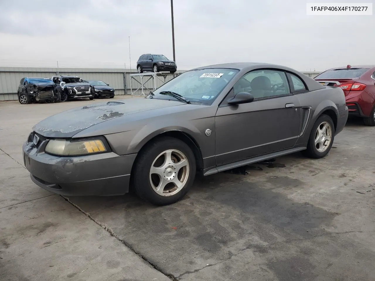 2004 Ford Mustang VIN: 1FAFP406X4F170277 Lot: 70915234