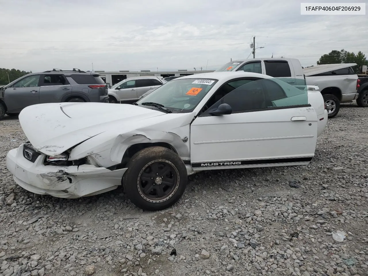 2004 Ford Mustang VIN: 1FAFP40604F206929 Lot: 71088344