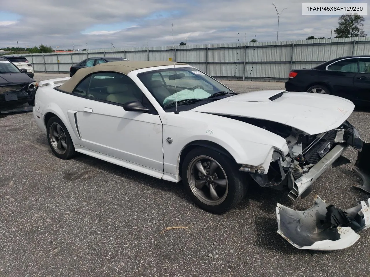 2004 Ford Mustang Gt VIN: 1FAFP45X84F129230 Lot: 71272134