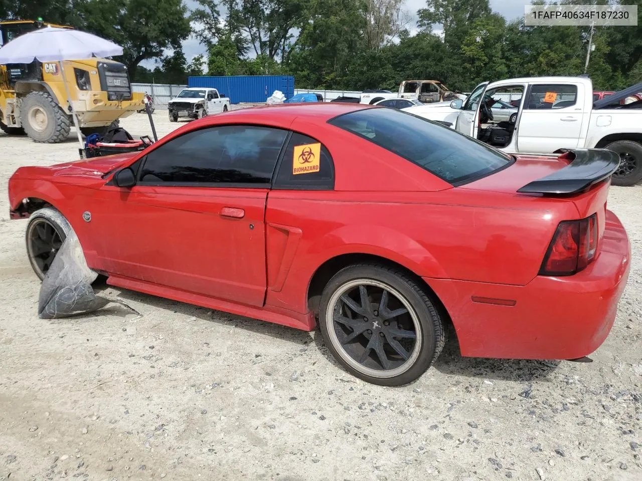 2004 Ford Mustang VIN: 1FAFP40634F187230 Lot: 71771284