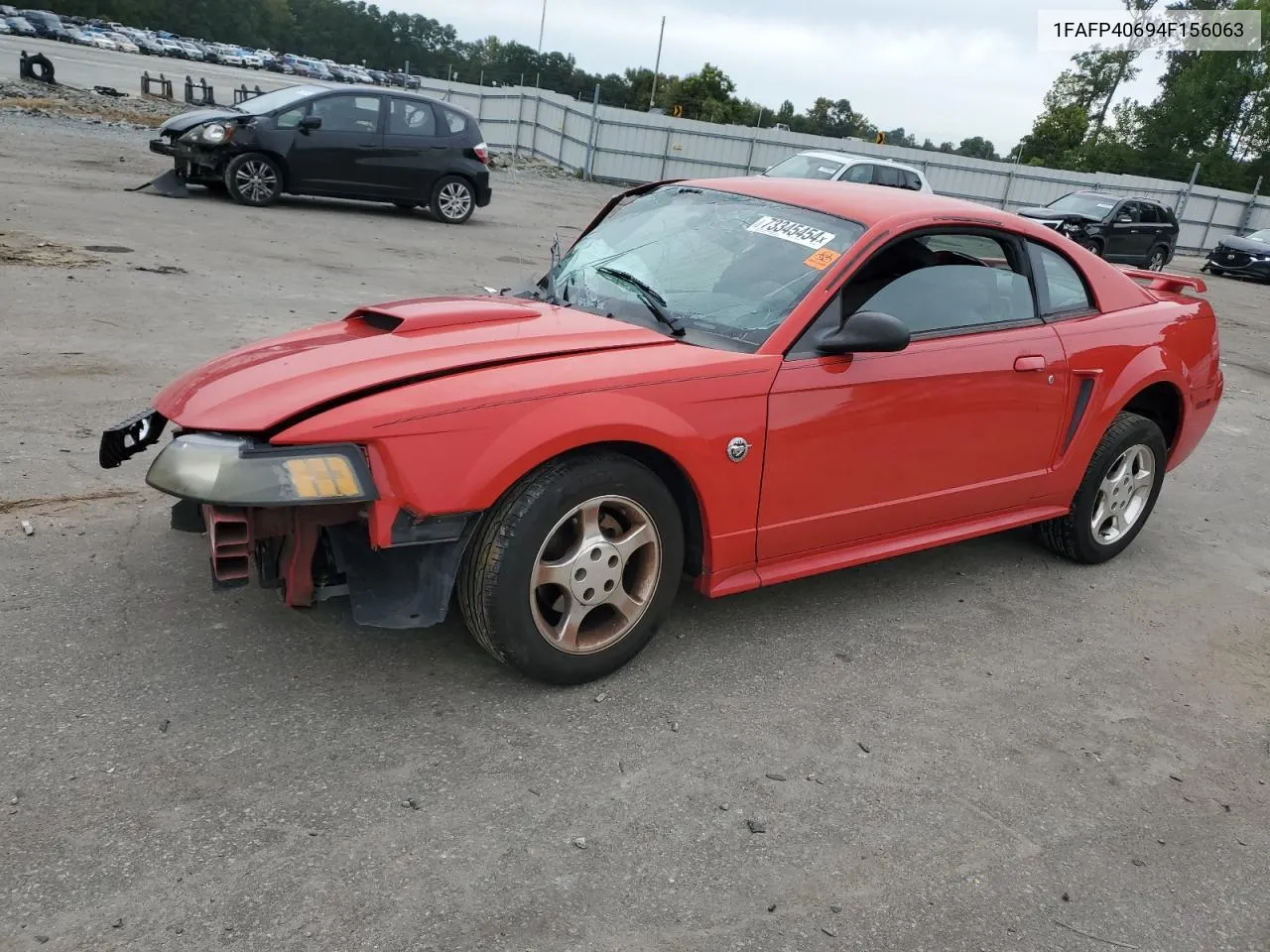 2004 Ford Mustang VIN: 1FAFP40694F156063 Lot: 73345454