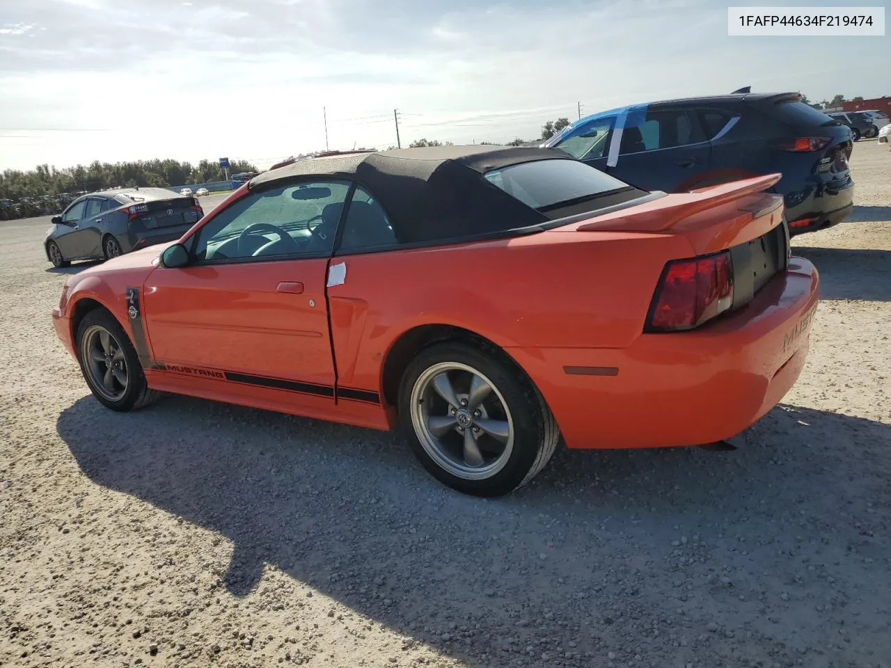 2004 Ford Mustang VIN: 1FAFP44634F219474 Lot: 75000394