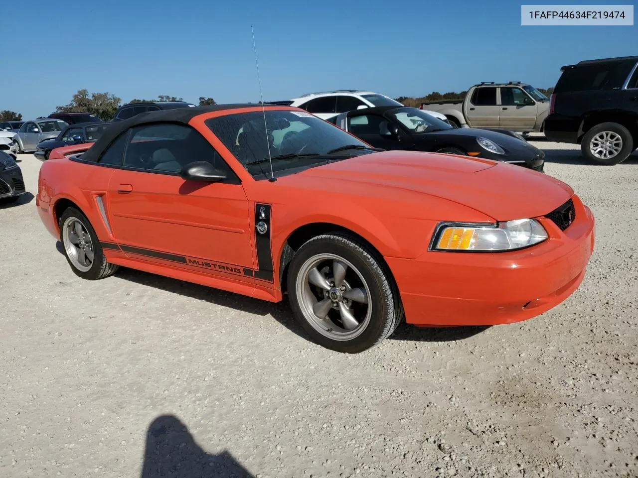 2004 Ford Mustang VIN: 1FAFP44634F219474 Lot: 75000394