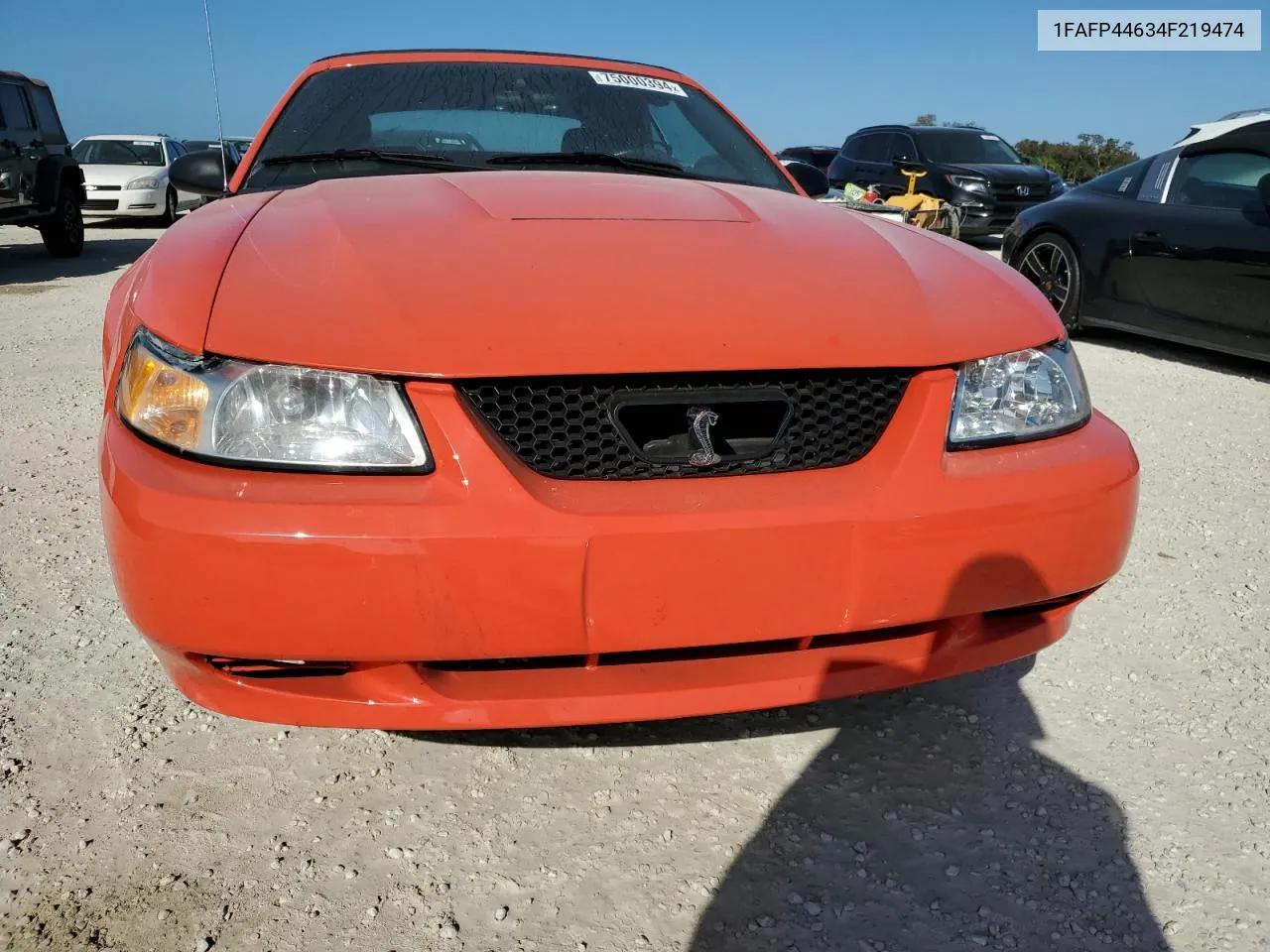 2004 Ford Mustang VIN: 1FAFP44634F219474 Lot: 75000394