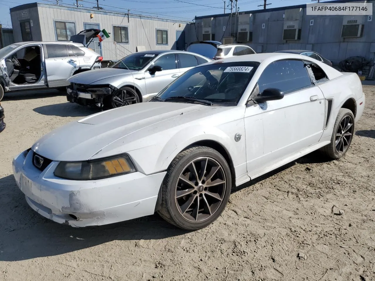 2004 Ford Mustang VIN: 1FAFP40684F177146 Lot: 75568824