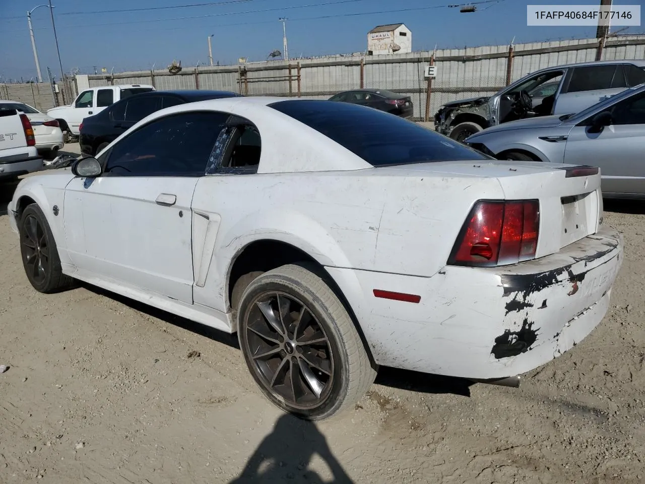 2004 Ford Mustang VIN: 1FAFP40684F177146 Lot: 75568824