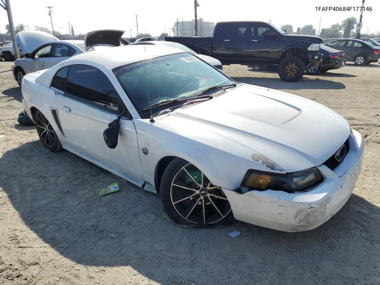 2004 Ford Mustang VIN: 1FAFP40684F177146 Lot: 75568824