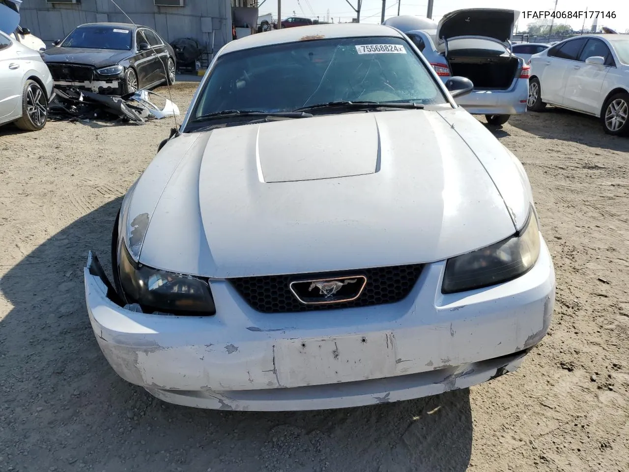 2004 Ford Mustang VIN: 1FAFP40684F177146 Lot: 75568824