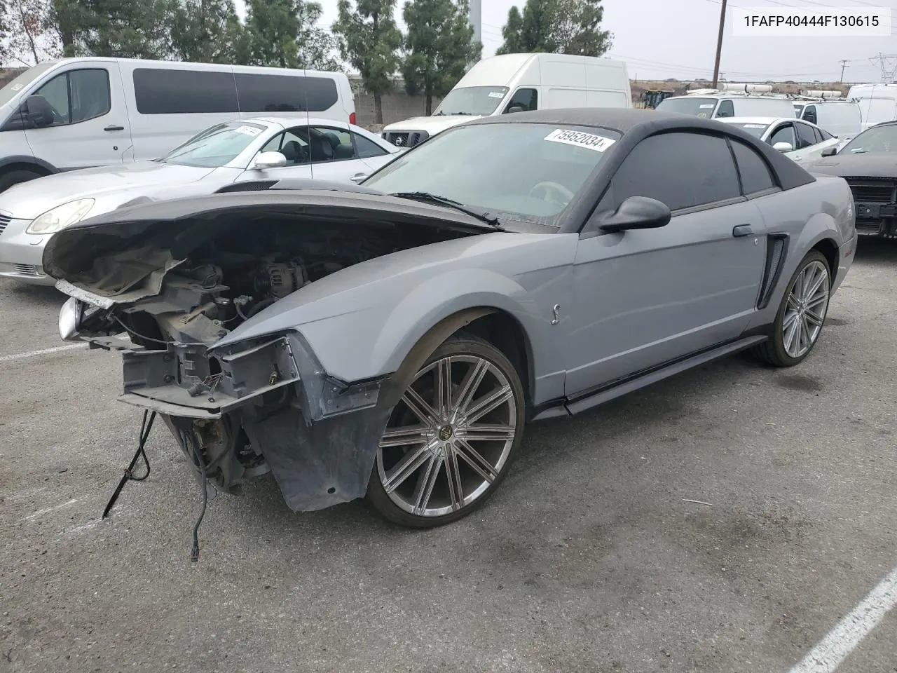 2004 Ford Mustang VIN: 1FAFP40444F130615 Lot: 75952034