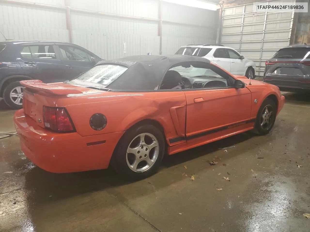 2004 Ford Mustang VIN: 1FAFP44624F189836 Lot: 77352484