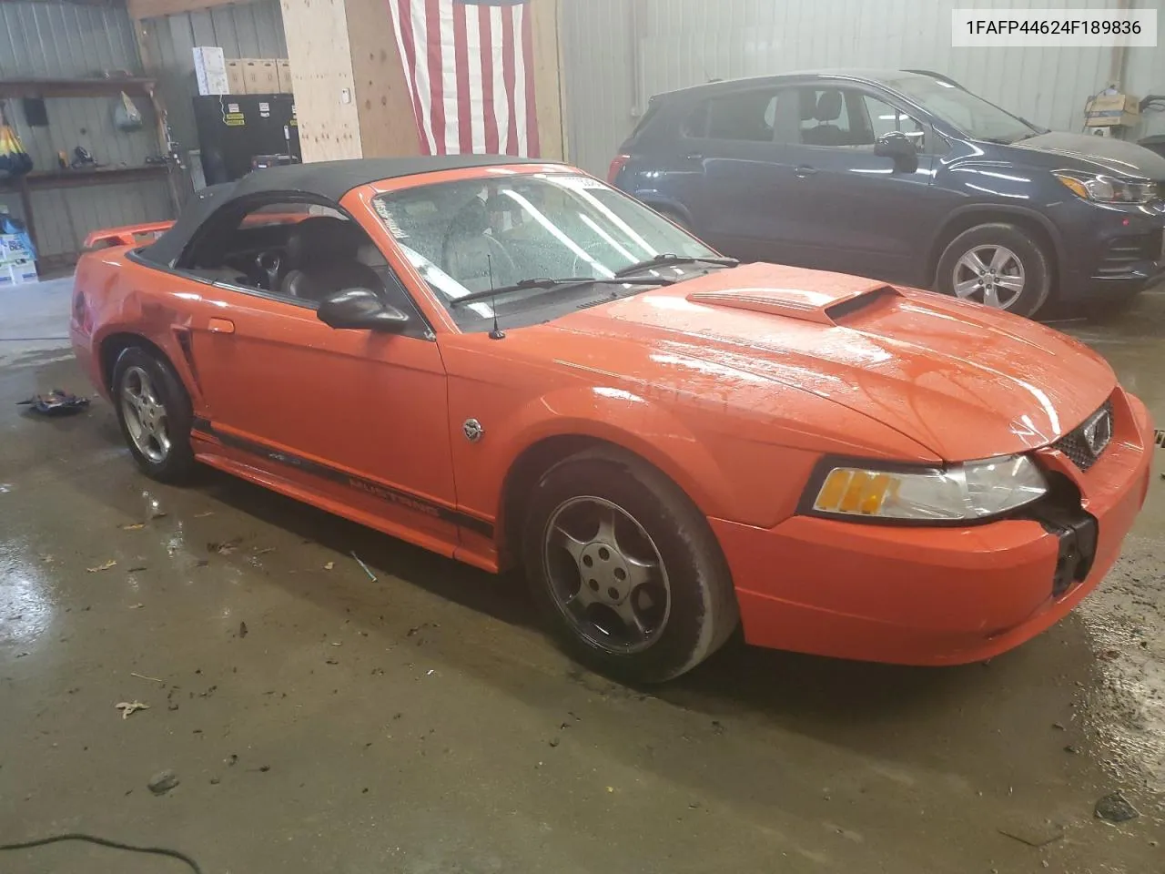 2004 Ford Mustang VIN: 1FAFP44624F189836 Lot: 77352484