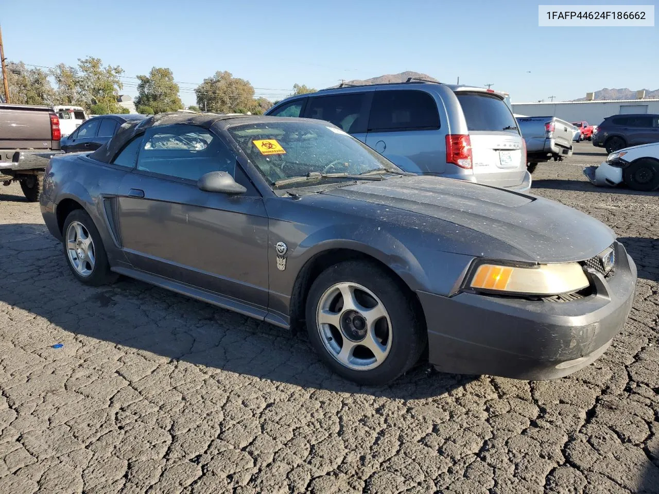 2004 Ford Mustang VIN: 1FAFP44624F186662 Lot: 78957324