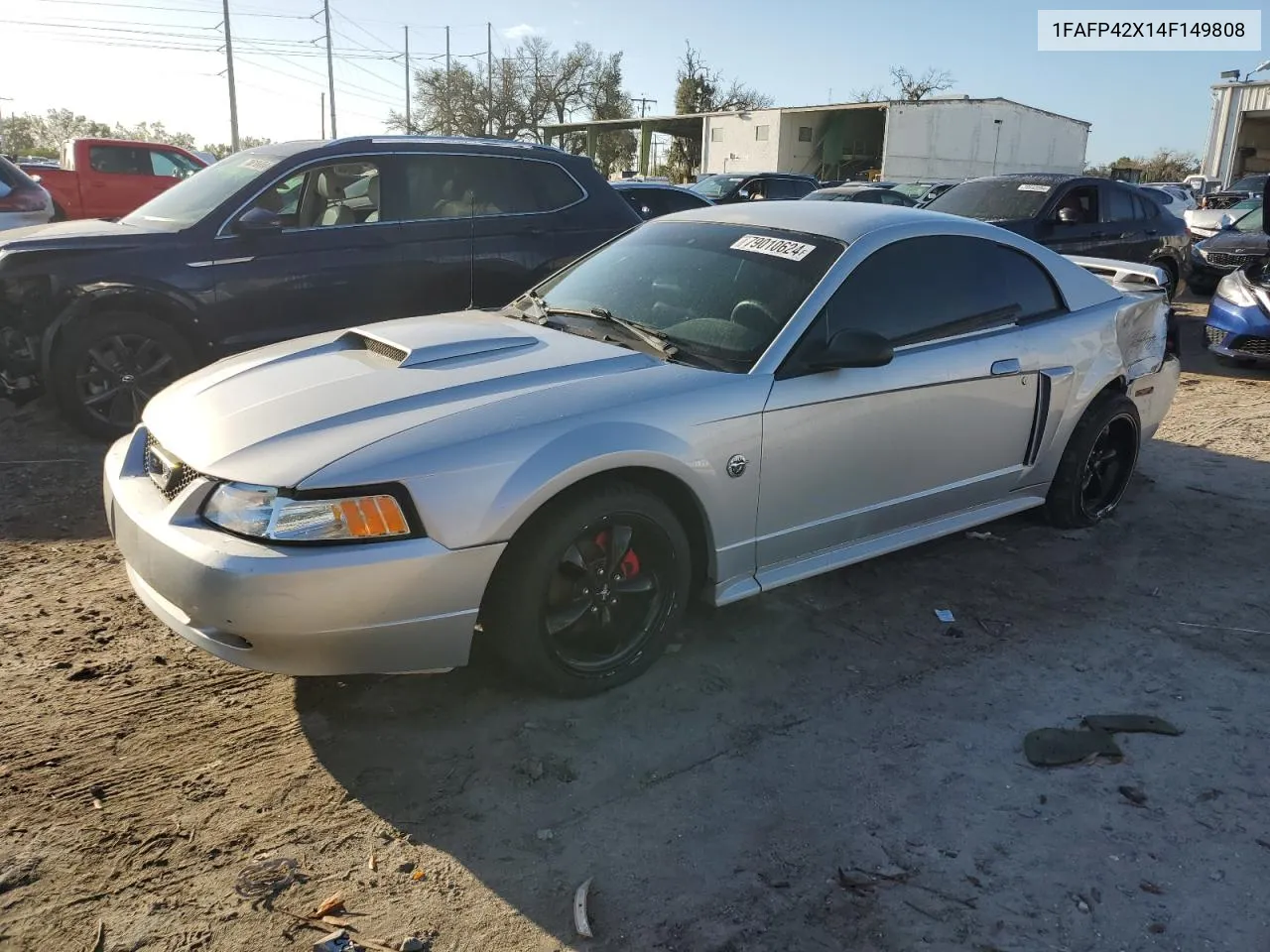 2004 Ford Mustang Gt VIN: 1FAFP42X14F149808 Lot: 79010624