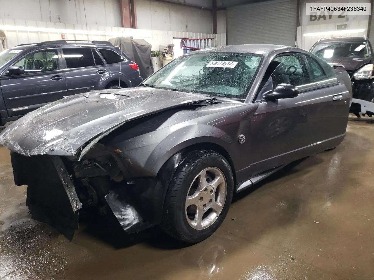 2004 Ford Mustang VIN: 1FAFP40634F238340 Lot: 80070514