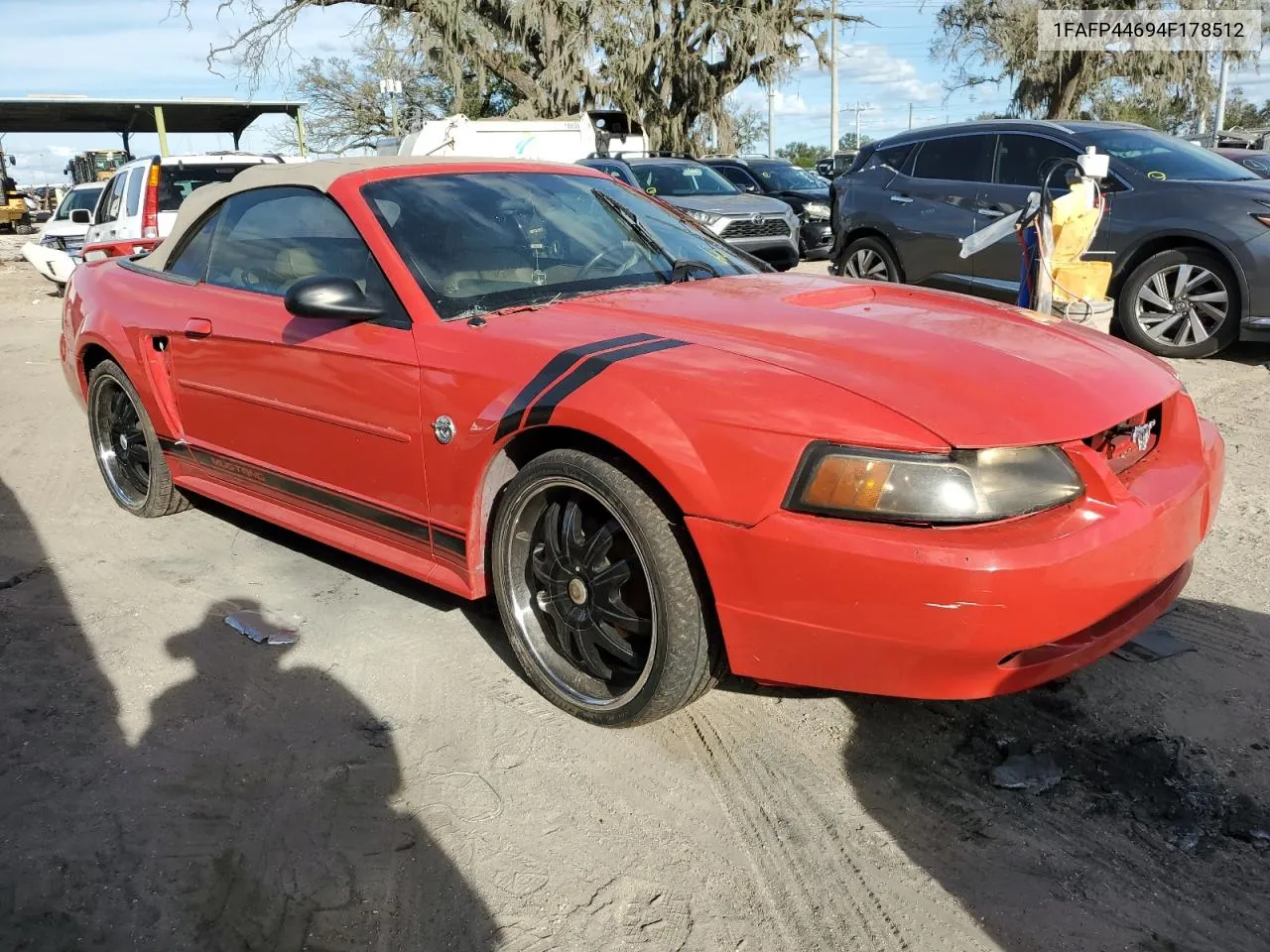 1FAFP44694F178512 2004 Ford Mustang