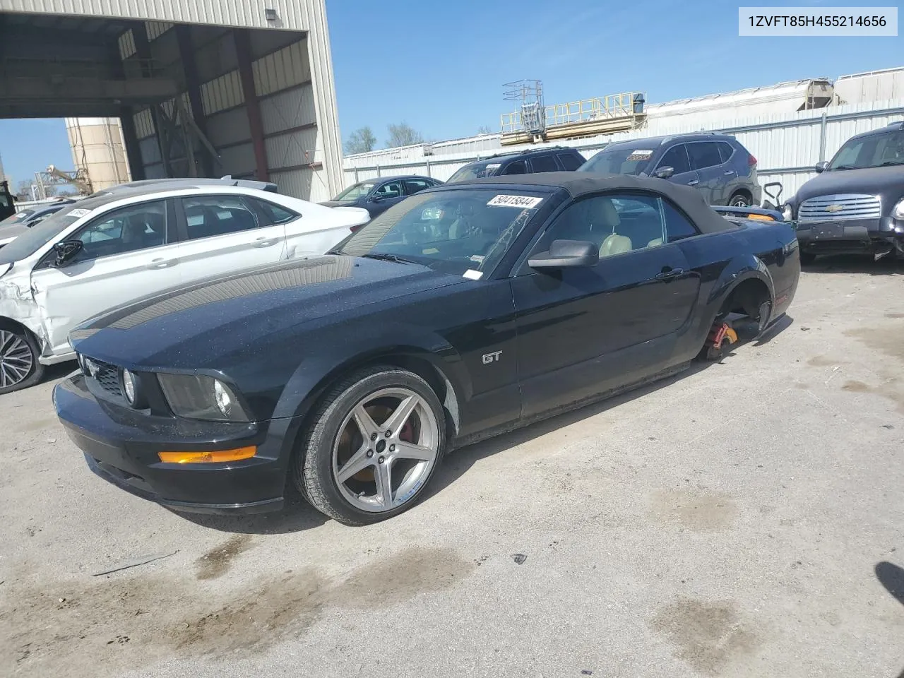 2005 Ford Mustang Gt VIN: 1ZVFT85H455214656 Lot: 50415844