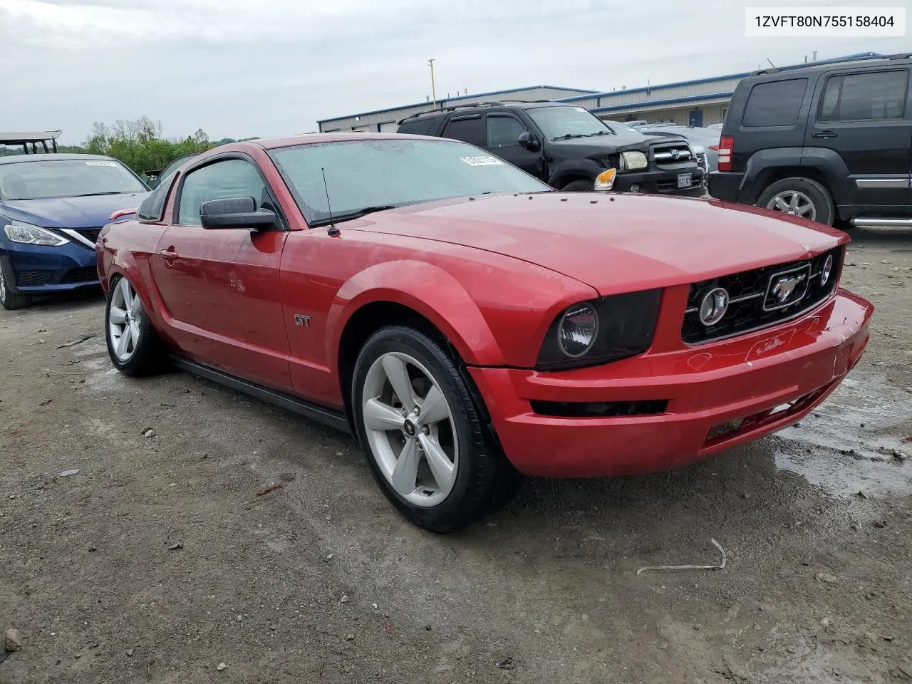 2005 Ford Mustang VIN: 1ZVFT80N755158404 Lot: 51821113