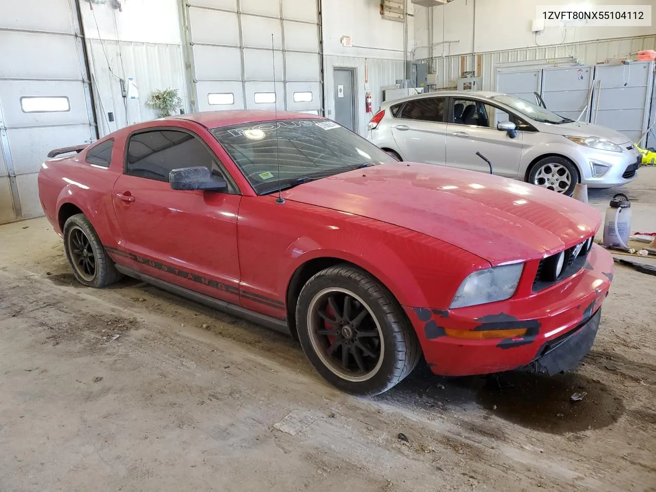 2005 Ford Mustang VIN: 1ZVFT80NX55104112 Lot: 57656214