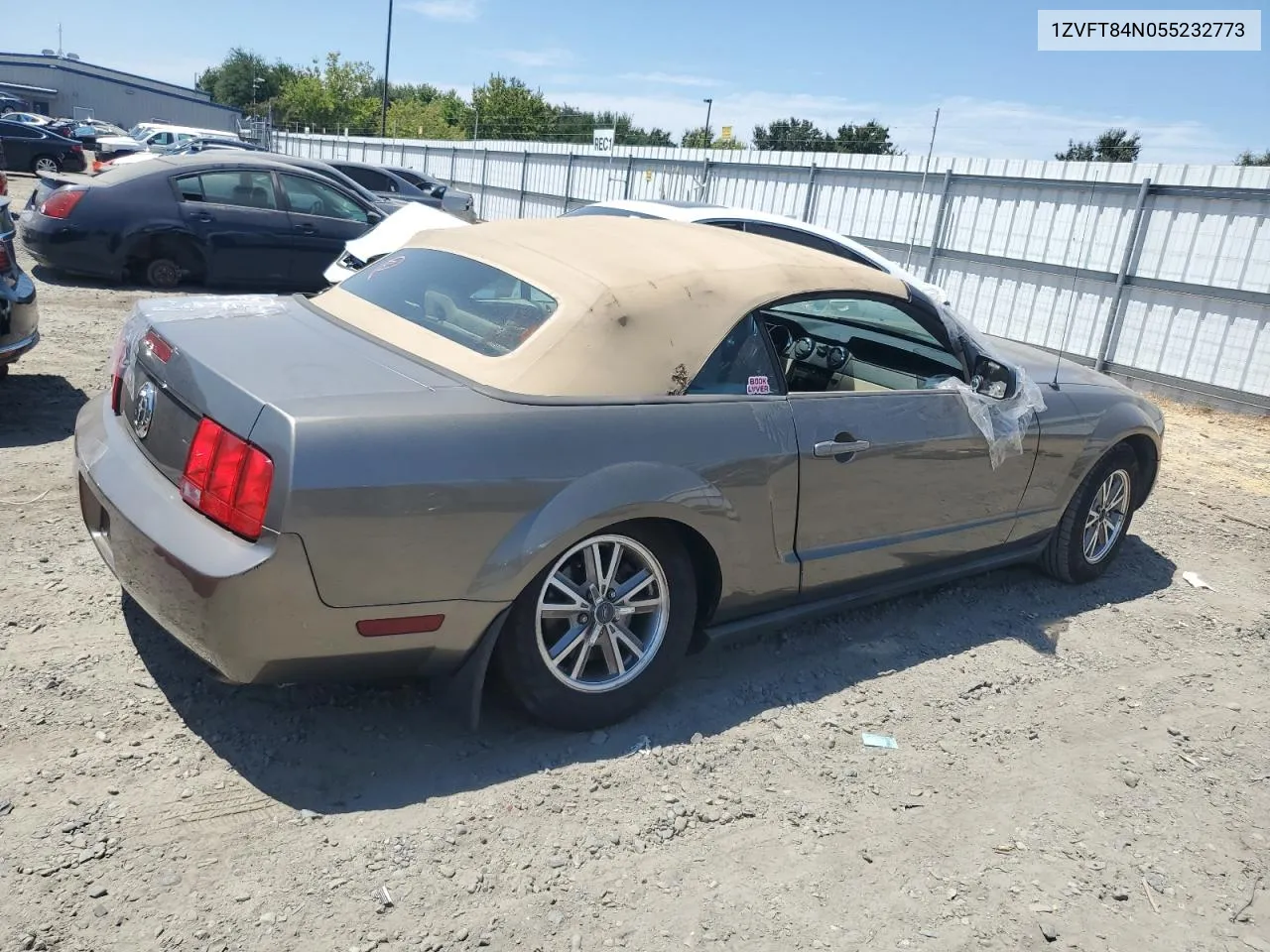 2005 Ford Mustang VIN: 1ZVFT84N055232773 Lot: 63451084