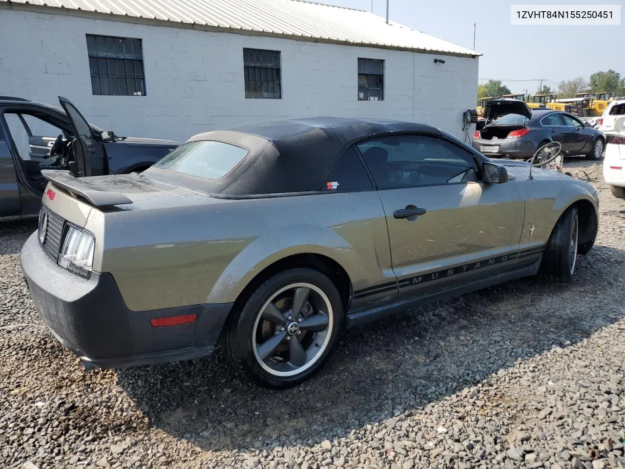 2005 Ford Mustang VIN: 1ZVHT84N155250451 Lot: 66607624