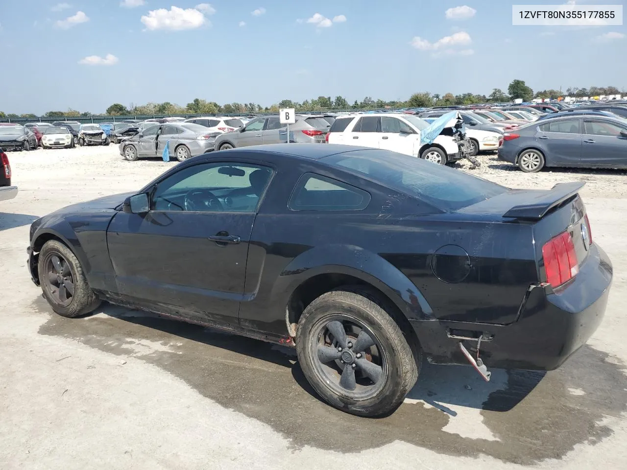 2005 Ford Mustang VIN: 1ZVFT80N355177855 Lot: 69658034