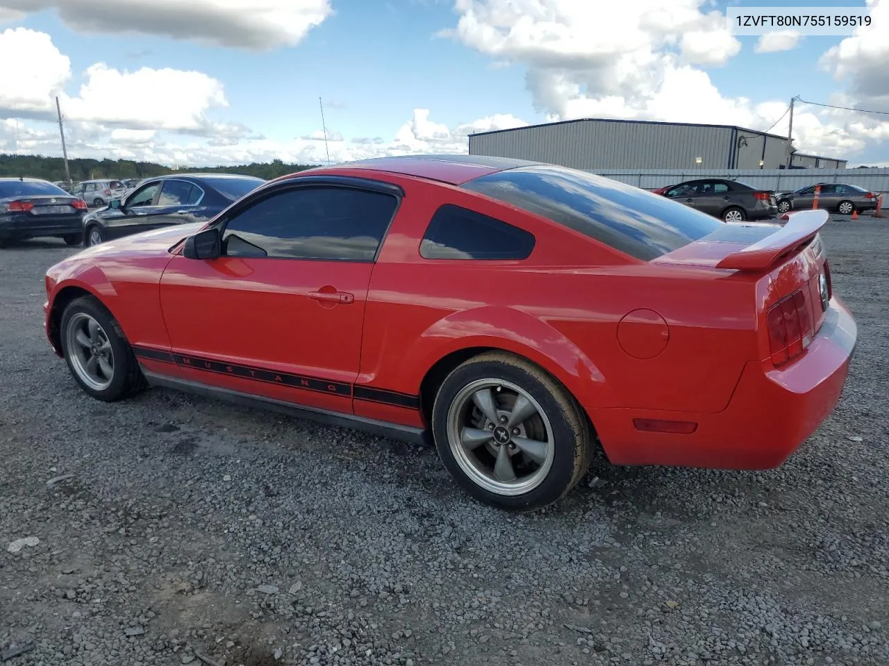 2005 Ford Mustang VIN: 1ZVFT80N755159519 Lot: 72235164