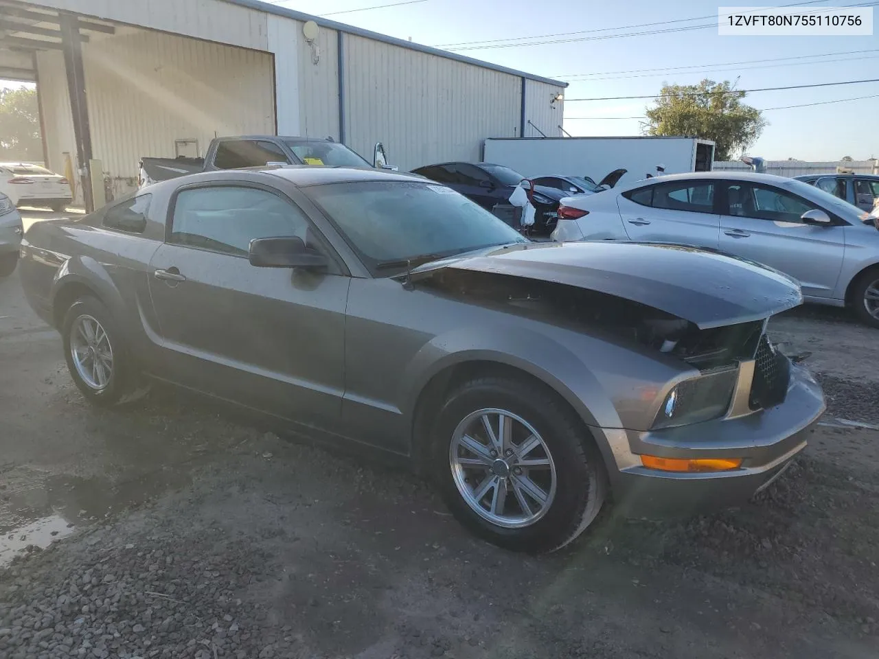 2005 Ford Mustang VIN: 1ZVFT80N755110756 Lot: 72515544